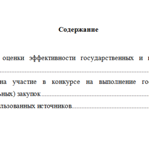 Государственные и муниципальные закупки. Вариант 4. НГУЭУ