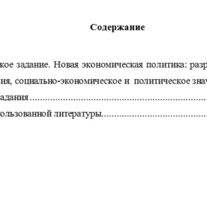 История. Вариант 8. НГУЭУ