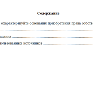 Гражданское право. Вариант 10. НГУЭУ