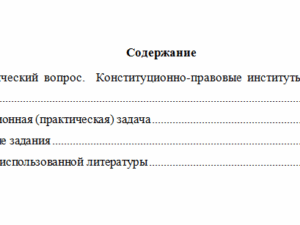 Конституционное право. Вариант 3. НГУЭУ
