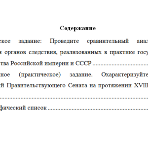 История правоохранительных органов. Вариант 2. НГУЭУ