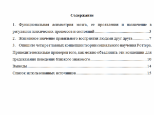 Психология. Вариант 5. НГУЭУ