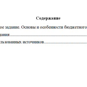 Экономика государственного и муниципального сектора. Вариант 9. НГУЭУ
