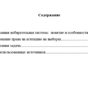 Избирательное право. Вариант 9. НГУЭУ