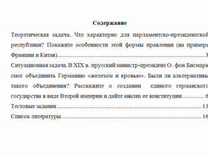 История государства и права зарубежных стран. Вариант 6. НГУЭУ