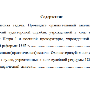Судебные реформы в истории России. Вариант 5. НГУЭУ