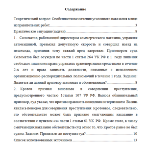 Уголовное право. Вариант 5. НГУЭУ