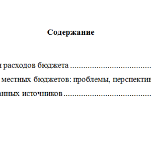 Управление бюджетной системой. Вариант 4. НГУЭУ.