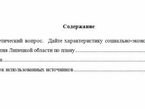 Региональная экономика и управление. Вариант 10. НГУЭУ
