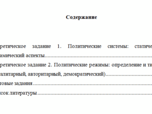 Политология. Вариант 5. НГУЭУ