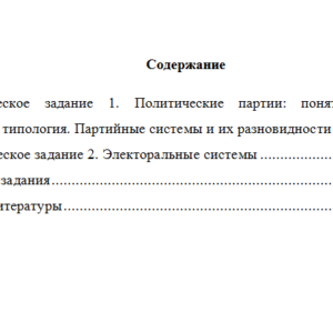 Политология. Вариант 6. НГУЭУ