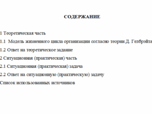 Управление изменениями. Вариант 2. НГУЭУ.