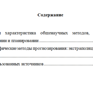 Планирование и прогнозирование. Вариант 7. НГУЭУ.
