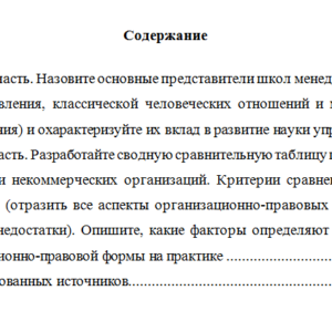Менеджмент. Вариант 2. НГУЭУ.