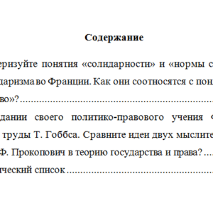 История политических и правовых учений. Вариант 7. НГУЭУ.