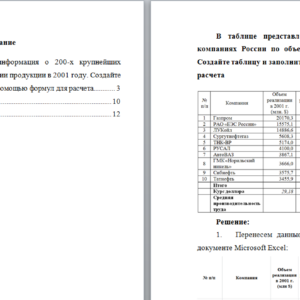 Информатика. Вариант 8. НГУЭУ.