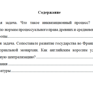 История государства и права зарубежных стран. Вариант 6. НГУЭУ.