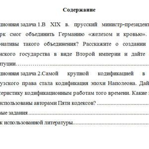 История государства и права зарубежных стран. Вариант 10. НГУЭУ.