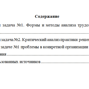 Основы управления персоналом. Вариант 9. НГУЭУ.