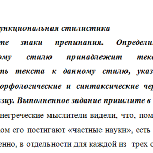Функциональная стилистика. ТК 2. СибУПК.
