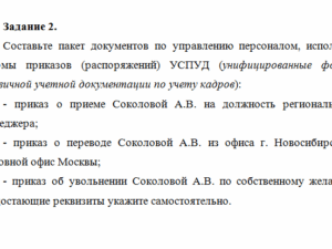 Документационное обеспечение управления. ТК 8. СибУПК.