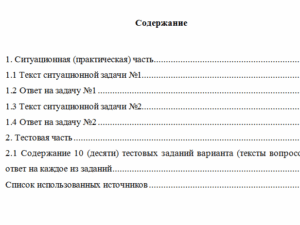 Бухгалтерский финансовый учет. Вариант 4. НГУЭУ.