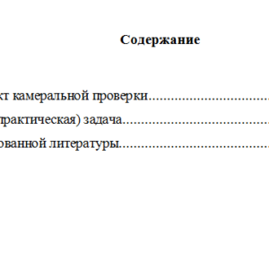 Правовое обеспечение налоговых проверок. Вариант 7. НГУЭУ