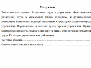Управление организацией. Вариант 2. НГУЭУ.