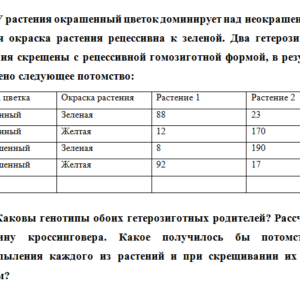 Генетика. Задача