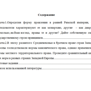 История государства и права зарубежных стран. Вариант 9. НГУЭУ.