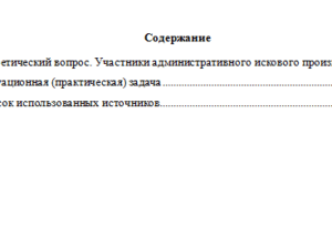 Административное судопроизводство. Вариант 8. НГУЭУ.