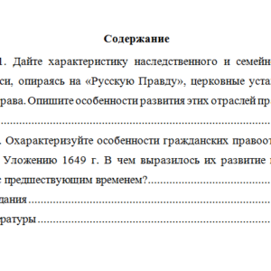 История государства и права России. Вариант 2. НГУЭУ.