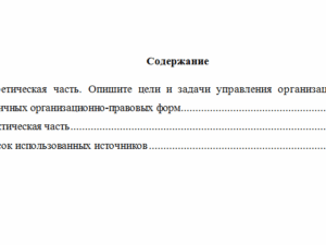 Менеджмент. Вариант 4. НГУЭУ.