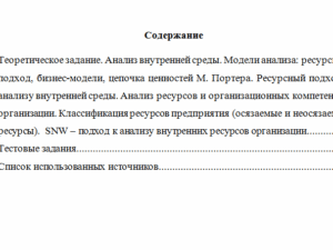 Управление организацией. Вариант 2. НГУЭУ.