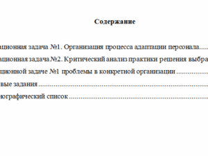 Основы управления персоналом. Вариант 4. НГУЭУ.