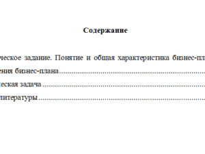 Бизнес-планирование. Вариант 2. НГУЭУ.