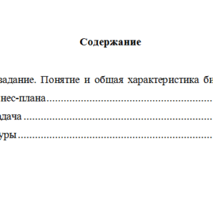Бизнес-планирование. Вариант 2. НГУЭУ.