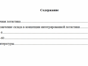 Логистика. Вариант 6. НГУЭУ.