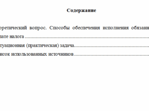 Налоговое право. Вариант 10. НГУЭУ.