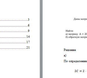 Математика. Вариант 6. НГУЭУ.