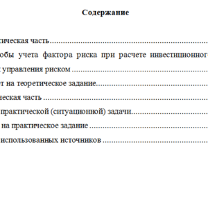 Бизнес - планирование. Вариант 10. НГУЭУ.