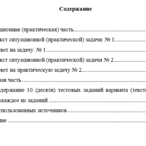 Налоговый аудит. Вариант 10. НГУЭУ.