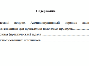 Правовое обеспечение налоговых проверок. Вариант 10. НГУЭУ.