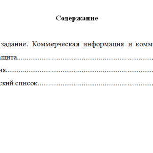 Безопасность предпринимательской деятельности. Вариант 5. НГУЭУ.