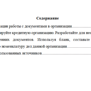 Документационное обеспечение управления. Вариант 6. НГУЭУ.