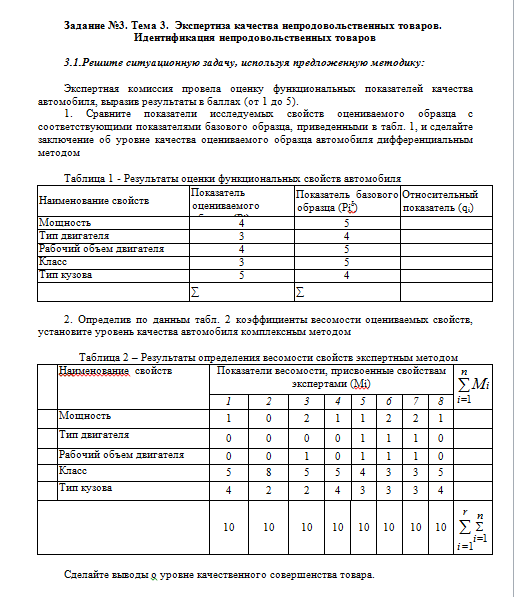 Товарный менеджмент и экспертиза качества непродовольственных товаров. Задание 3. СибУПК.