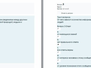 Информационные технологии в профессиональной деятельности. Ответы к тестам по темам. СибУПК.