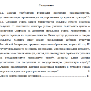 Государственная и муниципальная служба. Вариант 2. НГУЭУ.