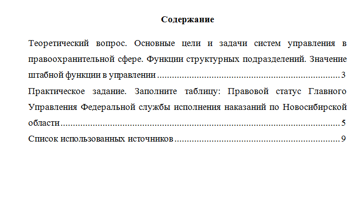 Основы управления в правоохранительных органах. Вариант 2. НГУЭУ.