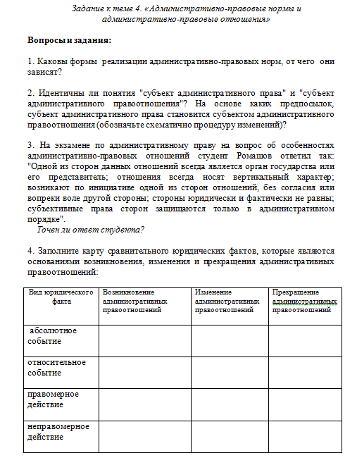 Административное право. ТК 5. СибУПК.